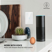 Alexa Smart Switch standardowa kontrola Tuya w usa współpracuje z domowym sterowaniem głosowym Google inteligentne przełączniki dotykowe w domu potrzebują neutralnego 3